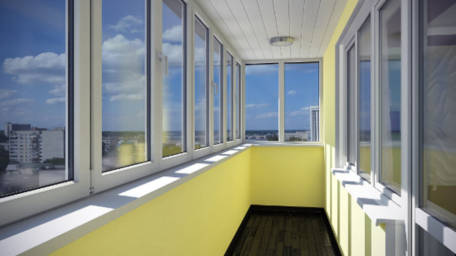 Остекление балкона или лоджии в Хабаровске раасмотрим варианты обустройства потолка